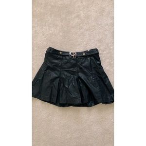 Leather skirt